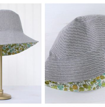 Summer Bucket Hat Free Sewing Pattern