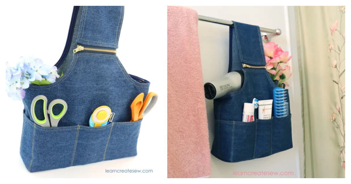 Zip-on Tool Caddy Free Sewing Pattern
