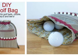 DIY Golf Bag Free Sewing Pattern