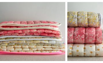 Pure and Simple Quilted Blankets Free Sewing Pattern