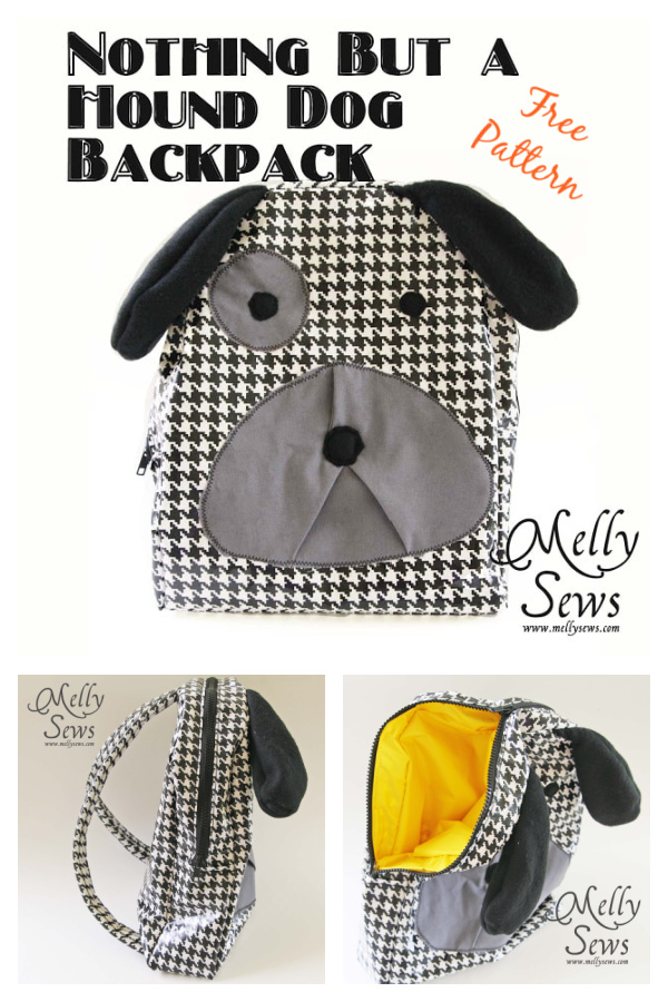 Dog Backpack Free Sewing Pattern
