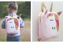 Unicorn Backpack Free Sewing Pattern