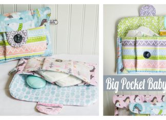 Big Pocket Baby Pouch Free Sewing Pattern