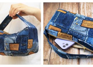 Cute Purse Bag Free Sewing Pattern and Video Tutorial