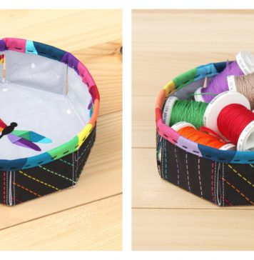 Octagon Tray Free Sewing Pattern