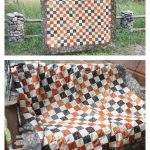 Quick Halloween Quilt Free Sewing Pattern