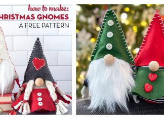 Christmas Gnomes Free Sewing Pattern