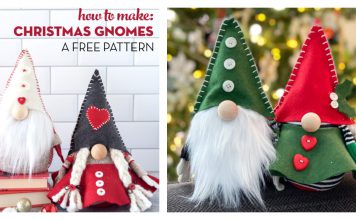 Christmas Gnomes Free Sewing Pattern