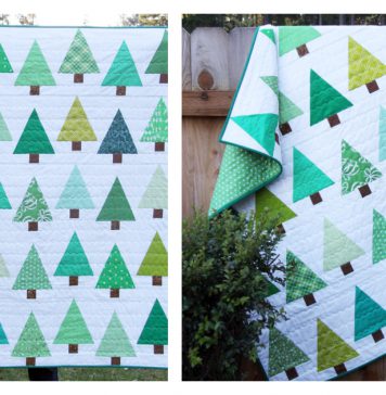 Evergreen Quilt Free Sewing Pattern