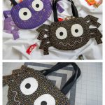 Halloween Fabric Spider Trick-or-Treat Bag Free Sewing Pattern
