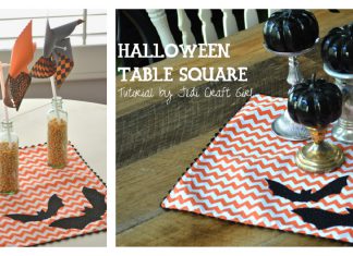 Halloween Table Square Free Sewing Pattern