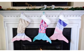 Mermaid Stocking Free Sewing Pattern