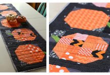 Patchwork Pumpkin Table Runner Free Sewing Pattern