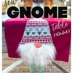 Gnome Table Runner Free Sewing Pattern