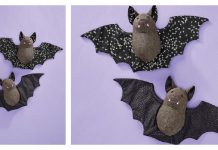 Halloween Bat Plush Free Sewing Pattern