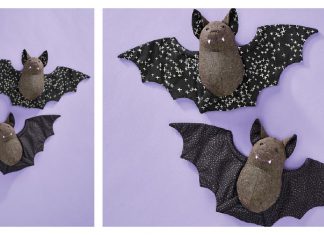 Halloween Bat Plush Free Sewing Pattern