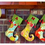 Holiday Elf Stockings Free Sewing Pattern