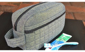 Toiletry Bag Free Sewing Pattern