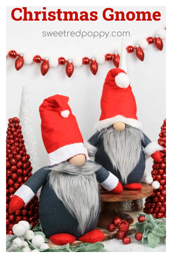 Christmas Gnome Free Sewing Pattern
