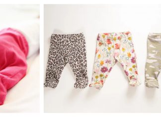 Footed Baby Pants Free Sewing Pattern
