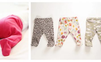 Footed Baby Pants Free Sewing Pattern
