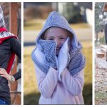 Hooded Scarf Free Sewing Pattern