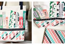 Library Book Tote Bag Free Sewing Pattern
