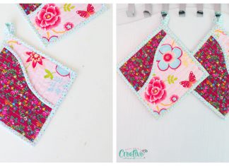 Square Kitchen Pot Holders Free Sewing Pattern