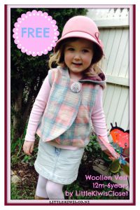 Woollen Vest Free Sewing Pattern