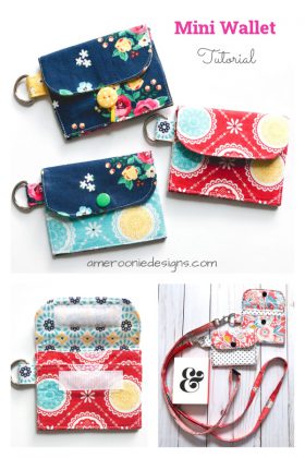 Mini Wallet Free Sewing Pattern