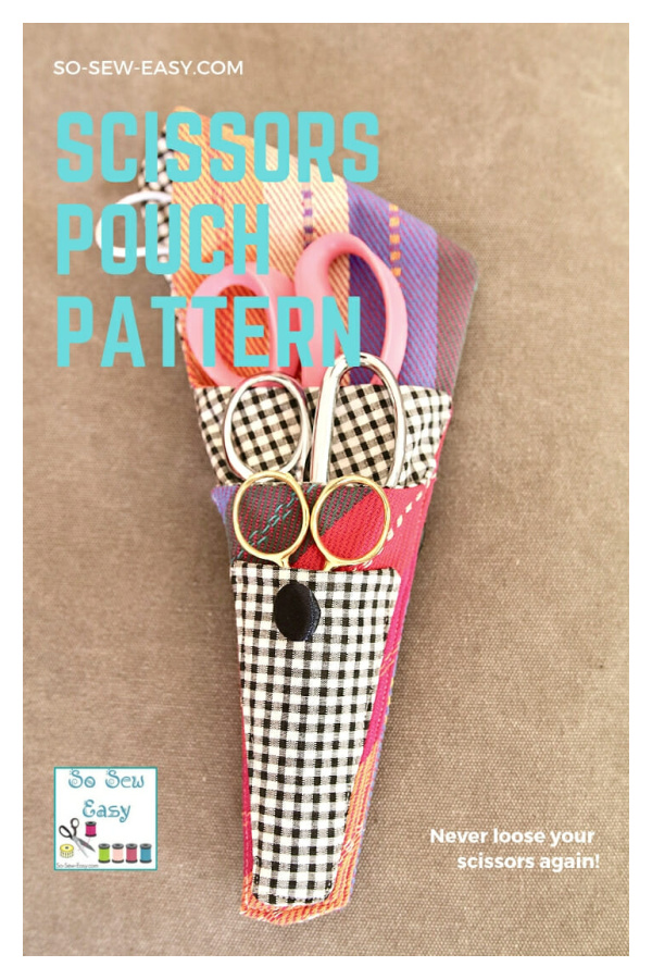 Scissor Pouch Free Sewing Pattern