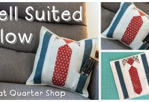 Well Suited Pillow Free Sewing Pattern
