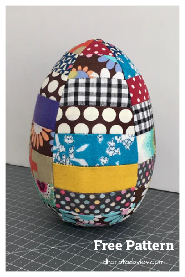 Jumbo Easter Egg Free Sewing Pattern