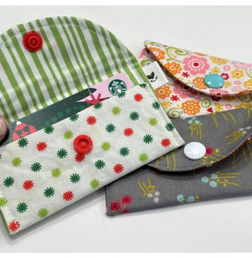 Gift Card Holder Free Sewing Pattern