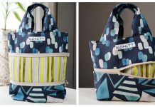 Height Adjustable Tote Bag Free Sewing Pattern