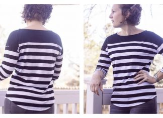 Women's Spring T-shirt Free Sewing Pattern