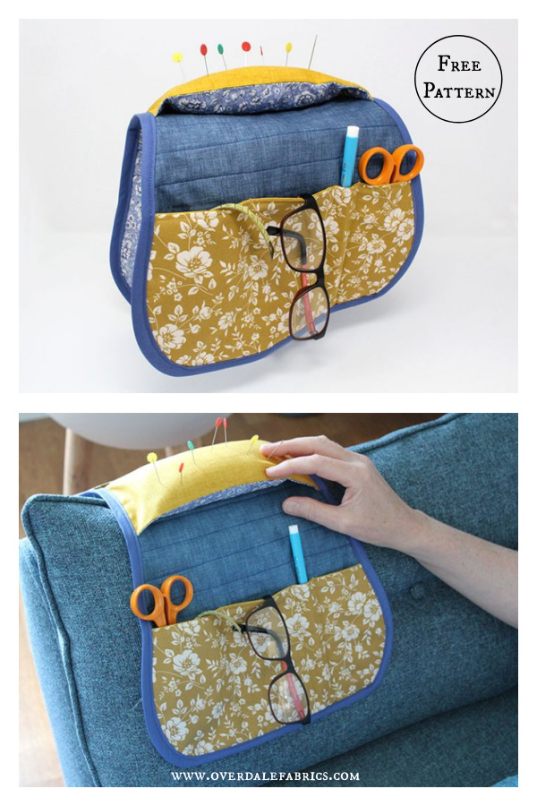 Armchair Sewing Organizer Caddy Free Sewing Pattern