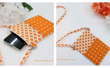 Cell Phone Pouch Free Sewing Pattern