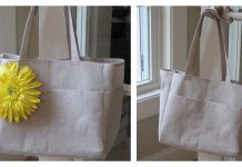 Drop Cloth Purse Bag Free Sewing Pattern