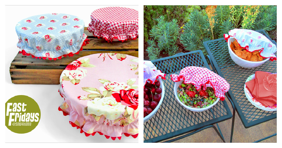 Fabric Bowl Covers Free Sewing Pattern