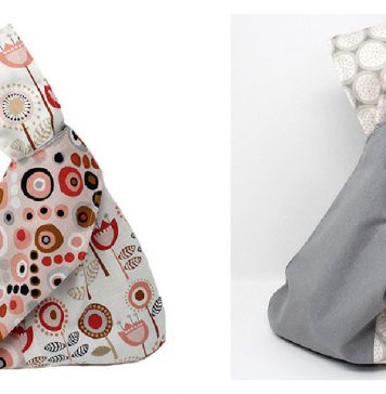 Japanese Knot Bag Free Sewing Pattern