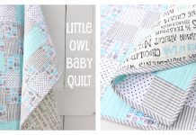 Little Owl Baby Quilt Free Sewing Pattern