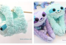 Sloth Plush Free Sewing Pattern and Video Tutorial