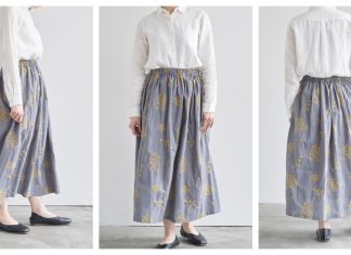 Easy-To-Sew Gathered Skirt Free Sewing Pattern
