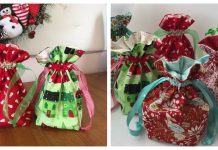 Scrap Busting Gift Bags Free Sewing Pattern