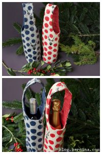 Bottle Gift Bag Free Sewing Pattern