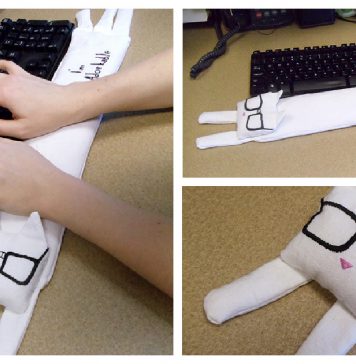 Keyboard Cat Wrist Rest Free Sewing Pattern