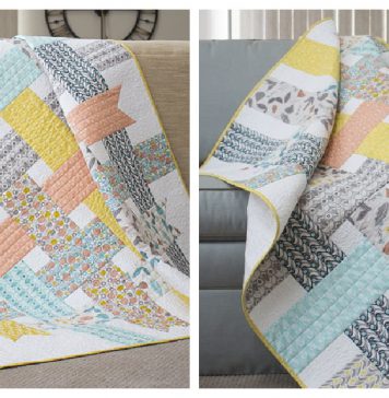 Ribbon Box Quilt Free Sewing Pattern