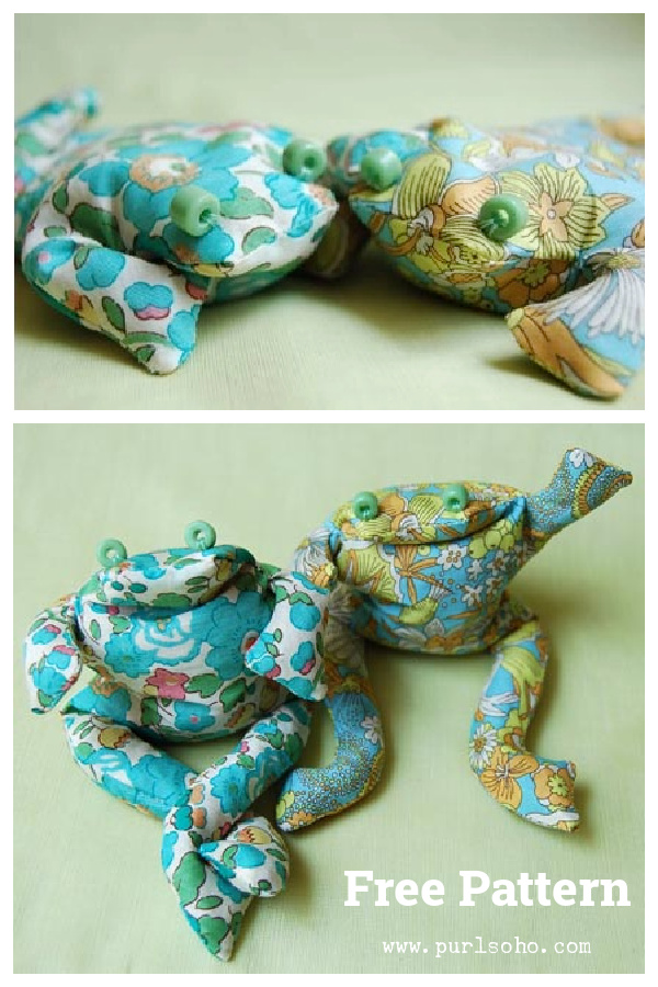 Bean Bag Frog Free Sewing Pattern