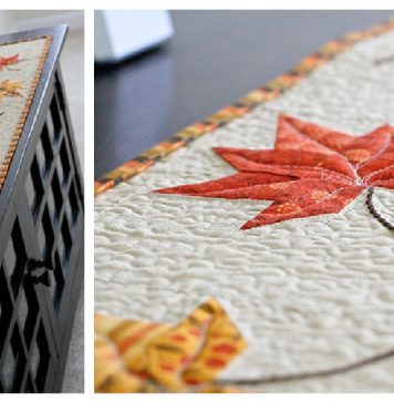 Fall Leaf Table Runner Free Sewing Pattern